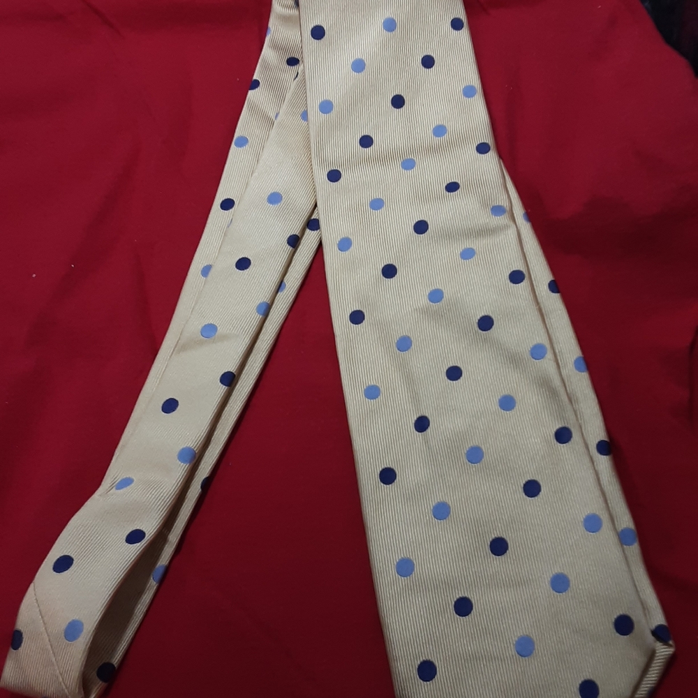Brioni gold silk pattern tie NWT - Picture 9 of 9